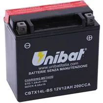 Bateria Unibat CBTX14L-BS para Motos Harley Davidson