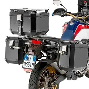 Baú / Bauleto Givi Trekker OBKN42B-BR Outback Monokey Preto - 42 Litros