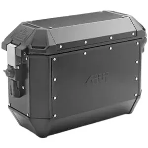 Bau Lateral Givi Alumínio Trekker Alaska Monokey (Par) Preto - 36 Litros