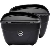 Baú Lateral Givi E-21N Cruiser Monokey Preto (Par) - 21 Litros