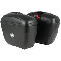 Baú Lateral Givi E-21N Cruiser Monokey Preto (Par) - 21 Litros