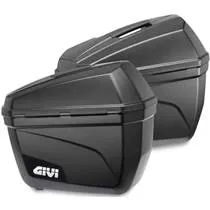 Baú Lateral Givi E-22N Monokey Preto (Par) - 22 Litros