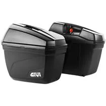 Baú Lateral Givi E-22N Monokey Preto (Par) - 22 Litros