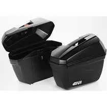 Baú Lateral Givi E-22N Monokey Preto (Par) - 22 Litros