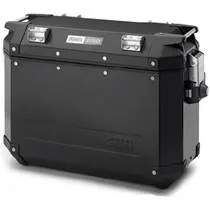 Baú Lateral Givi Trekker OBKN37BPACK2 Outback Monokey Preto (Par) - 37 Litros