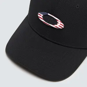 Boné Oakley Tincan - Preto/American Flag
