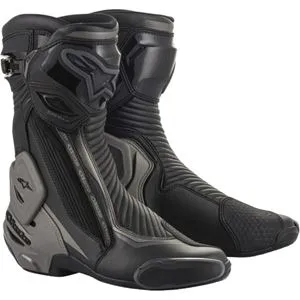 Bota Alpinestars SMX Plus V2 - Preto/Cinza Escuro