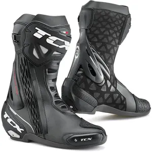 Bota TCX RT Race - Preto/Cinza Escuro