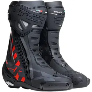 Bota TCX RT Race - Preto/Vermelho
