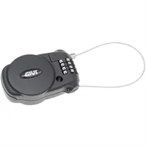 Cadeado Givi S220-1 com Cabo Retrátil e Senha
