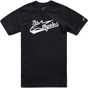Camiseta Alpinestars Los Angeles Preto (100% Algodão)