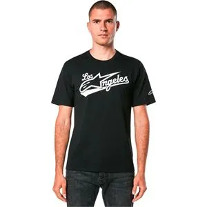 Camiseta Alpinestars Los Angeles Preto (100% Algodão)