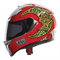 Capacete AGV K3 SV Imola 1998 C/ Viseira Solar (Valentino Rossi)