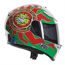 Capacete AGV K3 SV Imola 1998 C/ Viseira Solar (Valentino Rossi)