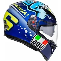 Capacete AGV K3 SV Misano 2015 c/ Viseira Solar (Valentino Rossi)