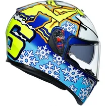 Capacete AGV K3 SV Winter Test 2016 Valentino Rossi