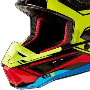 Capacete Alpinestars SM5 Action 2 - Preto/Amarelo/Vermelho