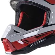 Capacete Alpinestars SM5 Beam - Preto/Cinza/Vermelho