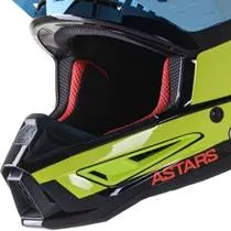 Capacete Alpinestars SM5 Speed - Preto/Amarelo/Azul