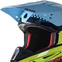 Capacete Alpinestars SM5 Speed - Preto/Amarelo/Azul
