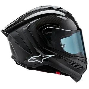 Capacete Alpinestars Supertech R10 Monocolor Preto (Fibra de Carbono)