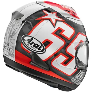 Capacete Arai RX-7V Evo Nicky Reset - Preto/Vermelho/Branco