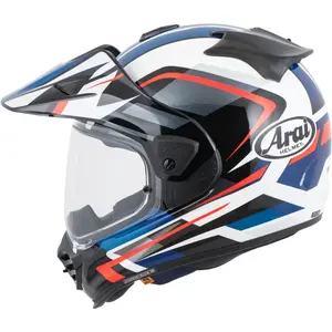 Capacete Arai Tour X5 Discovery - Preto/Branco/Azul/Vermelho