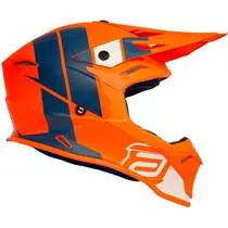 Capacete ASW Fusion 2.0 Seecker Laranja/Azul/Branco