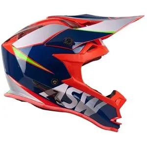 Capacete ASW Fusion Hubble - Azul/Vermelho