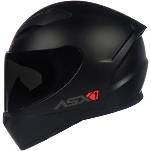 Capacete ASX City Solid - Preto/Cinza Grafite Fosco