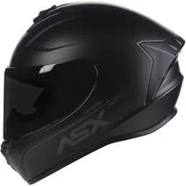 Capacete ASX Draken Solid - Preto Fosco