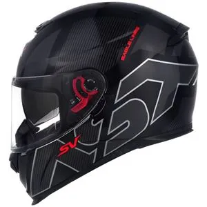 Capacete ASX Eagle SV Lines - Preto/Cinza Grafite