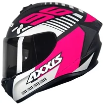 Capacete Axxis Draken Z96 Preto/Rosa Fosco