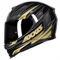 Capacete Axxis Eagle Speed Preto/Dourado