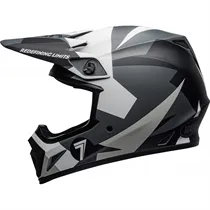 Capacete Bell MX-9 MIPS Battleship Preto/Cinza Fosco