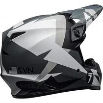 Capacete Bell MX-9 MIPS Battleship Preto/Cinza Fosco