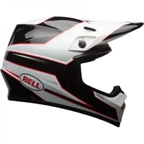 Capacete Bell MX-9 MIPS Stryker MIPS Preto/Branco