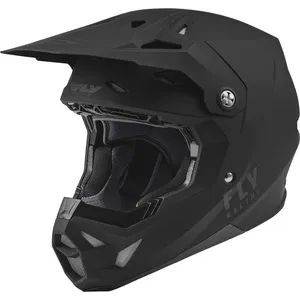 Capacete FLY Racing Formula CP Monocolor - Preto Fosco