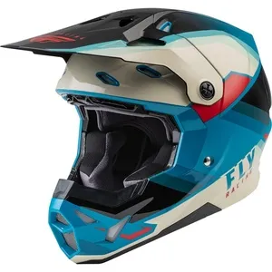 Capacete FLY Racing Formula CP Rush - Azul/Cinza/Preto