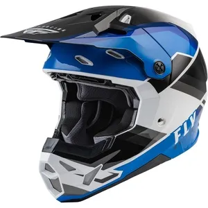 Capacete FLY Racing Formula CP Rush - Preto/Azul/Branco