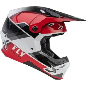 Capacete FLY Racing Formula CP Rush - Preto/Vermelho/Branco