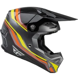 Capacete FLY Racing Formula CP S.E Speeder - Preto/Amarelo/Vermelho