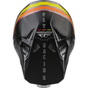 Capacete FLY Racing Formula CP S.E Speeder - Preto/Amarelo/Vermelho