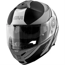 Capacete Givi X21 Globe Preto/Cinza/Prata (Articulado)