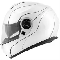 Capacete Givi X21 Graphic Branco/Preto Brilho (Articulado)