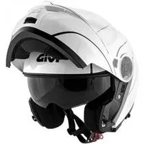 Capacete Givi X21 Graphic Branco/Preto Brilho (Articulado)