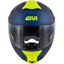 Capacete Givi X21 Spirit - Azul/Amarelo Fosco (Articulado)