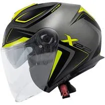 Capacete Givi X22 Planet Hyper - Preto/Amarelo Fosco (Aberto)