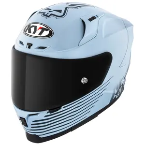 Capacete KYT Striker 2V Livery Augusto Fernandez AF37 - Azul Mar