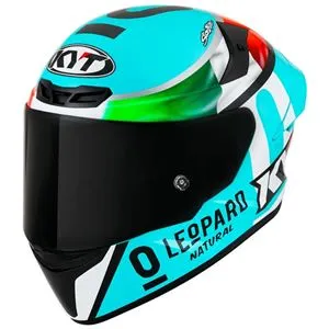 Capacete KYT TT Course Dennis Foggia Leopard - Azul